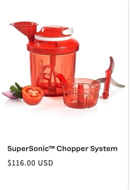 TUPPERWARE Chopper System (Supersonic Extra Plus Small Chopper )