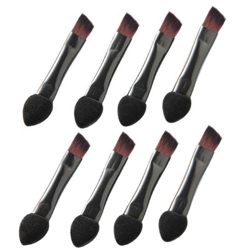 30Pcs Disposable Double Head Eyeshadow Brushes Bevel Sponge Small Makeup Brush
