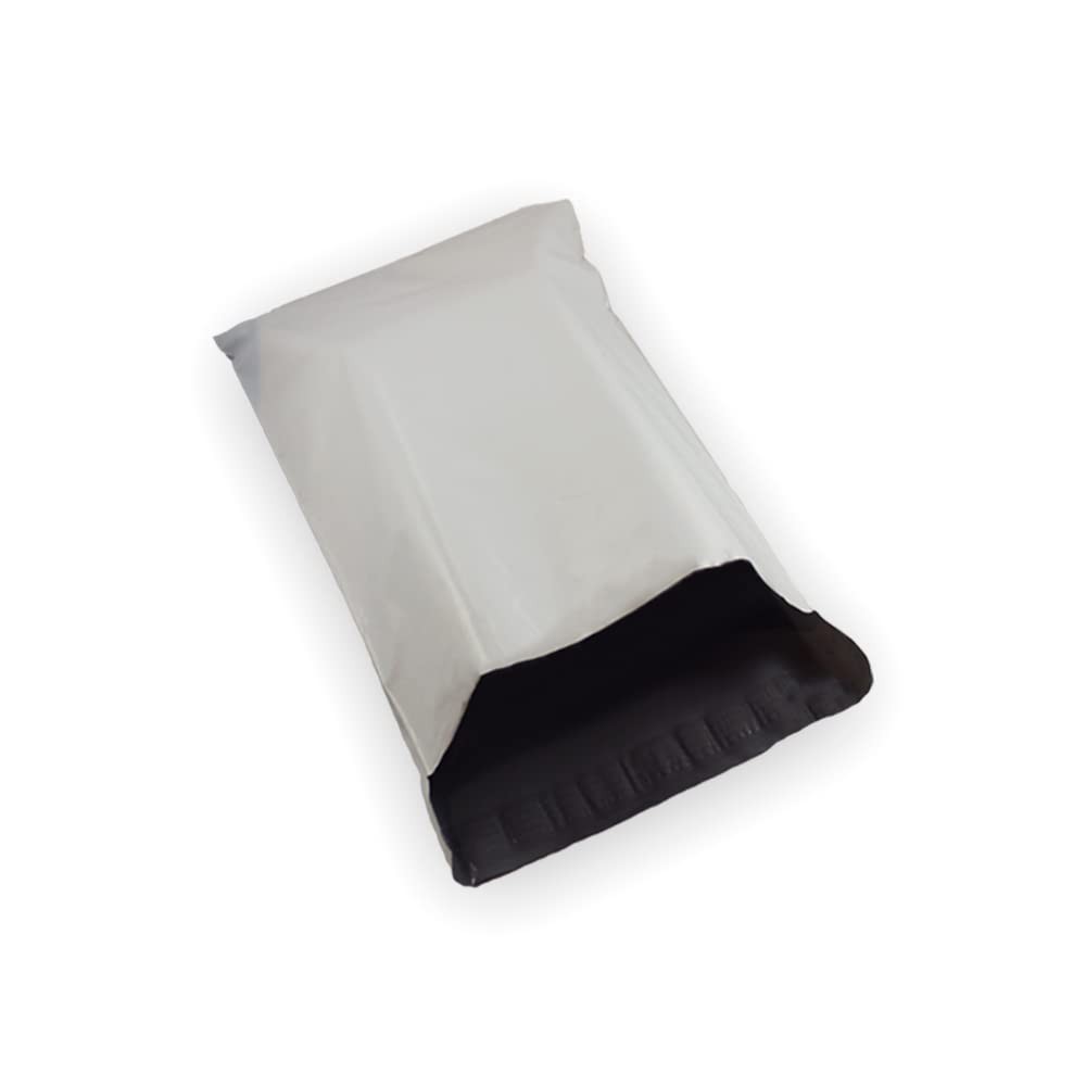 10 EcoSwift 13 x 16 White Large Poly Mailers Size #H Self Sealing 13x16, Gray