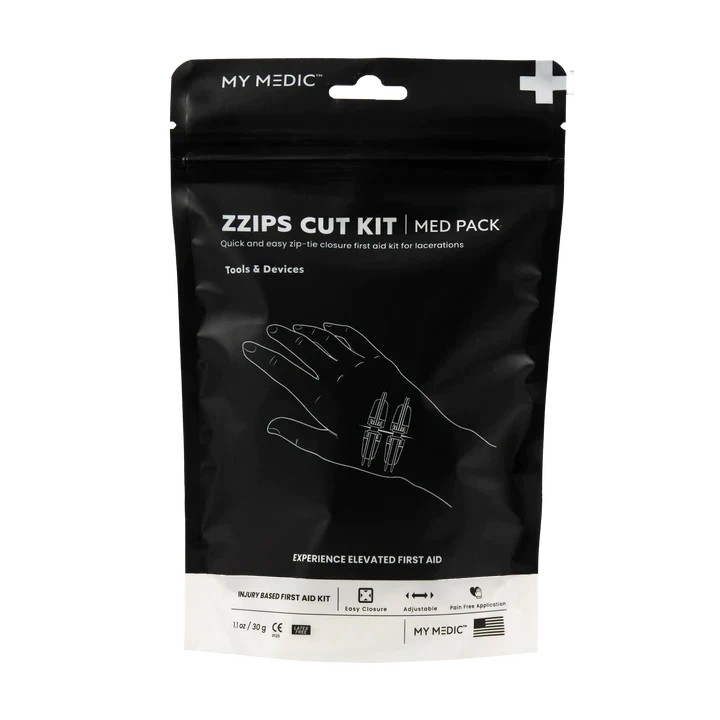 My Medic ZZips Cut Kit Wound Closure Strips Emergency Essential First Aid Kit
