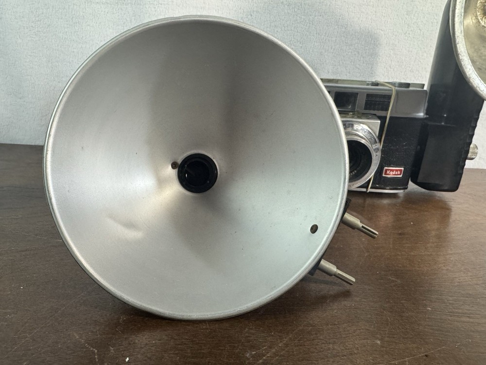 Kodak 35 Automatic Camera w/ Original Flash, Untested