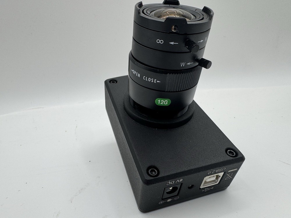 Lumenera LU375C Multi-Megapixel Camera 3.1 Megapixel & Computar Lens Untested