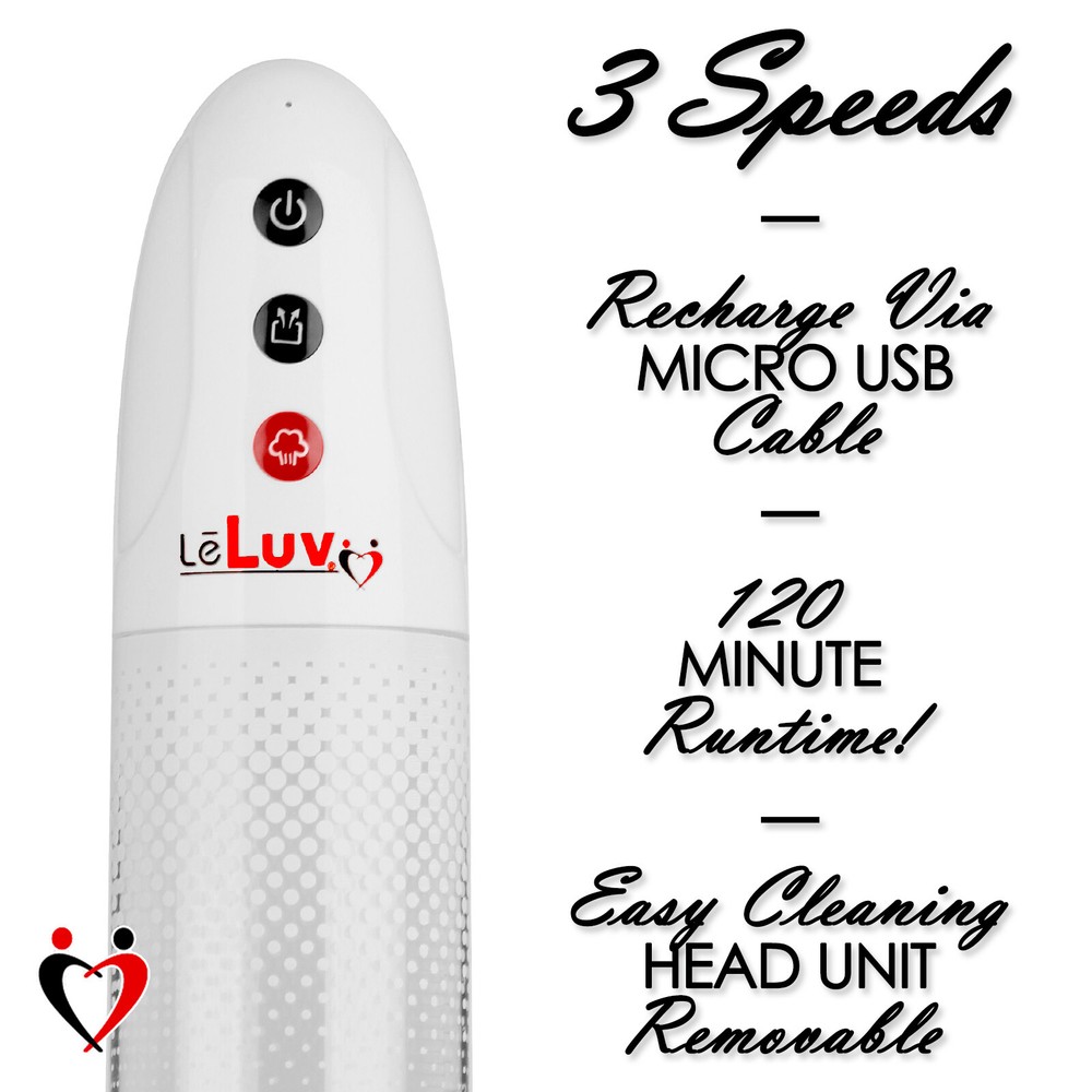 LeLuv iPump Replacement Wireless Head Unit with Adapter to 1/4" Vacuum Systems