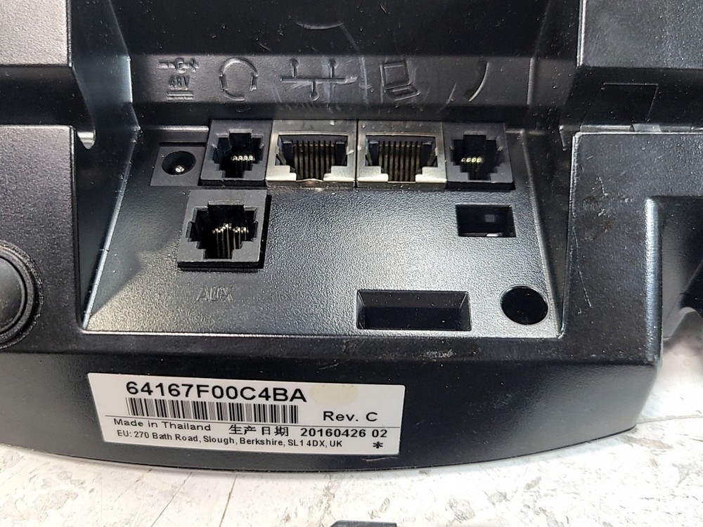 Polycom VVX 311 VOIP Desktop Telephone SEE NOTES