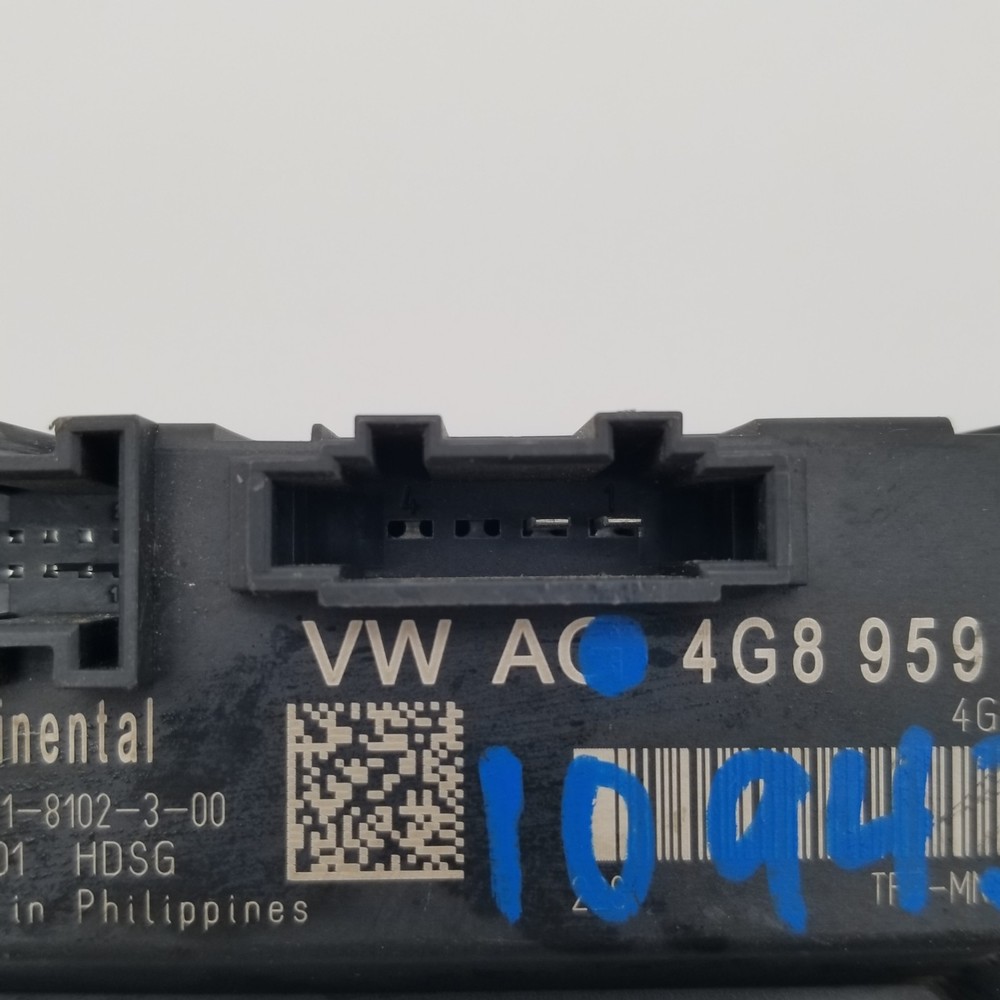 2012 - 15 Audi A7 Quattro Tailgate Back Door Trunk Computer Control Module Unit