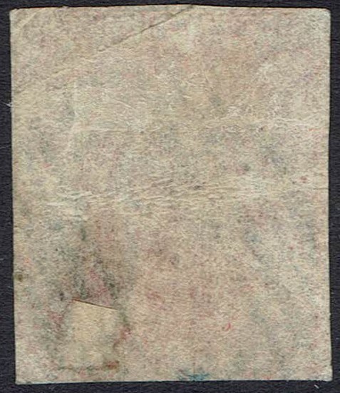 MAURITIUS 1859 BRITANNIA 1/- IMPERF USED