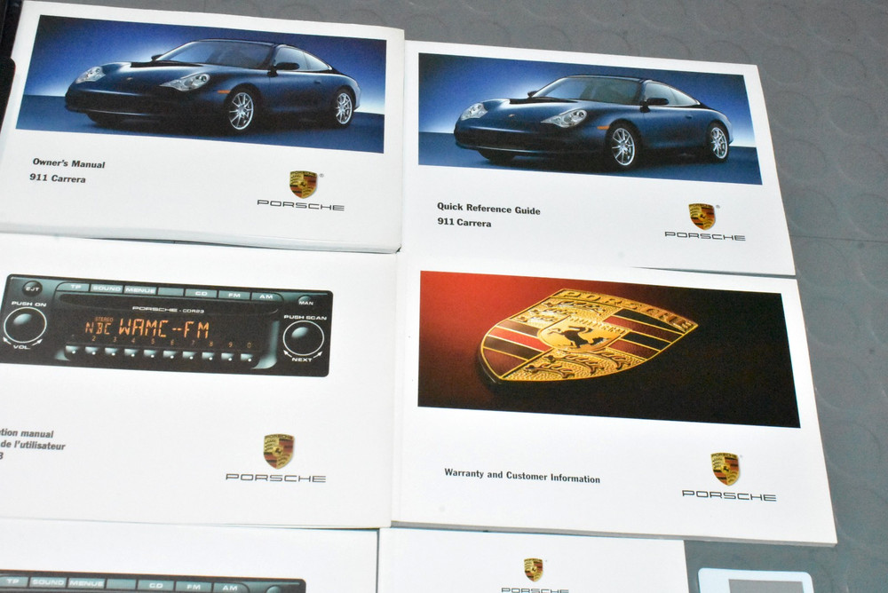 2003 Porsche Carrera Owners Manual - SET