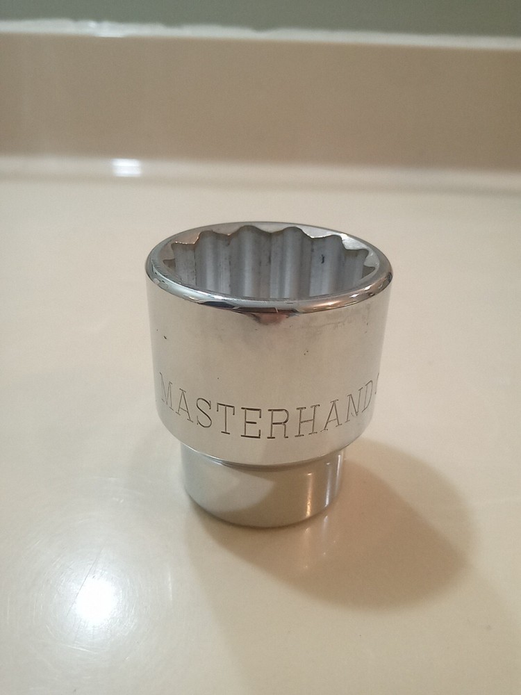 MASTERHAND 1- 5/8" Chrome Socket 12 point, 3/4" drive