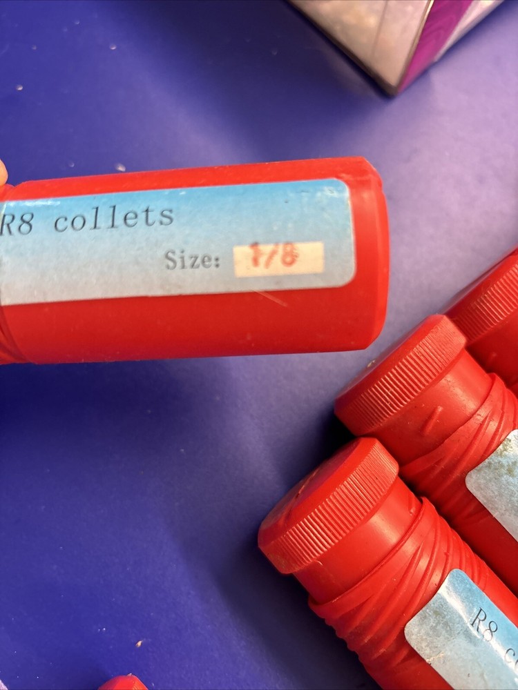 Precision Holders Co. 12 Pc Set R-8 Collets Listed 10/11