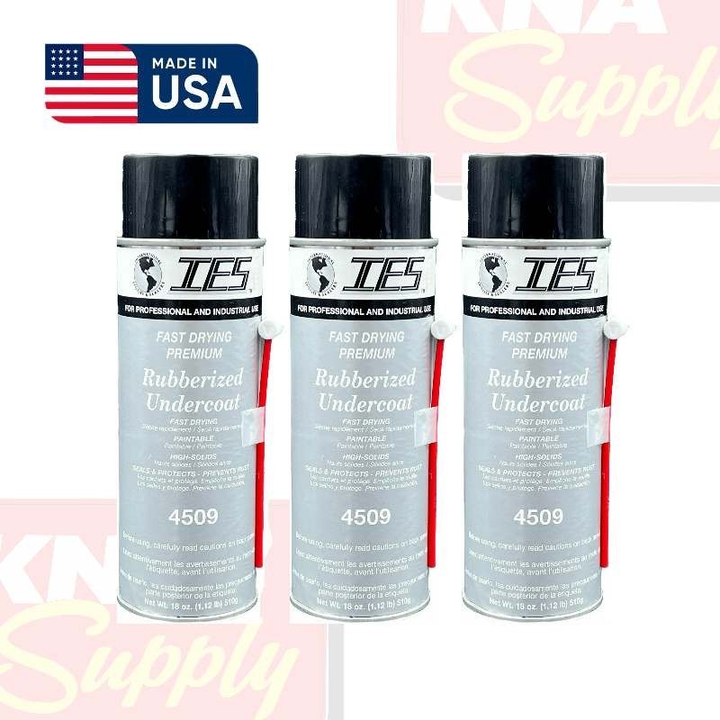 4509 IES Fast Dry Rubberized Undercoat 18 OZ. 3 Pack