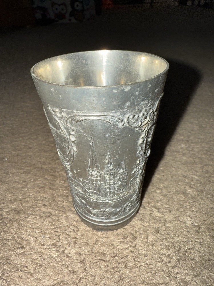 Silver Ornate Cup Vintage