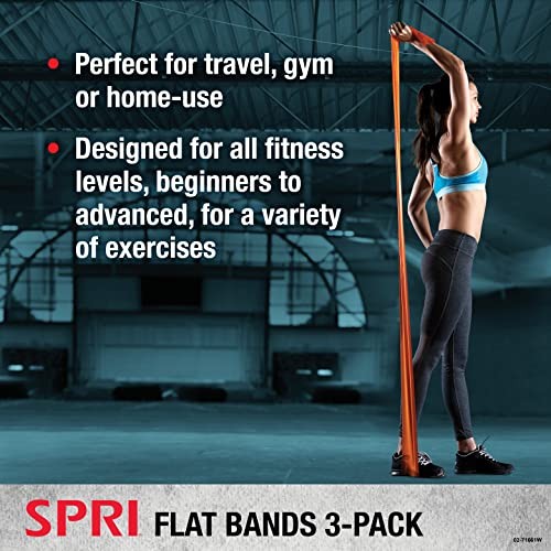 Flat Bands 3-Pack - 3 Count (Pack of 1)