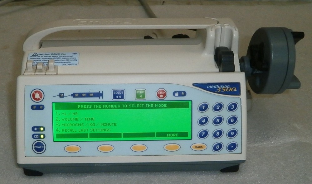 Smiths Medfusion 3500 Infusion Pump