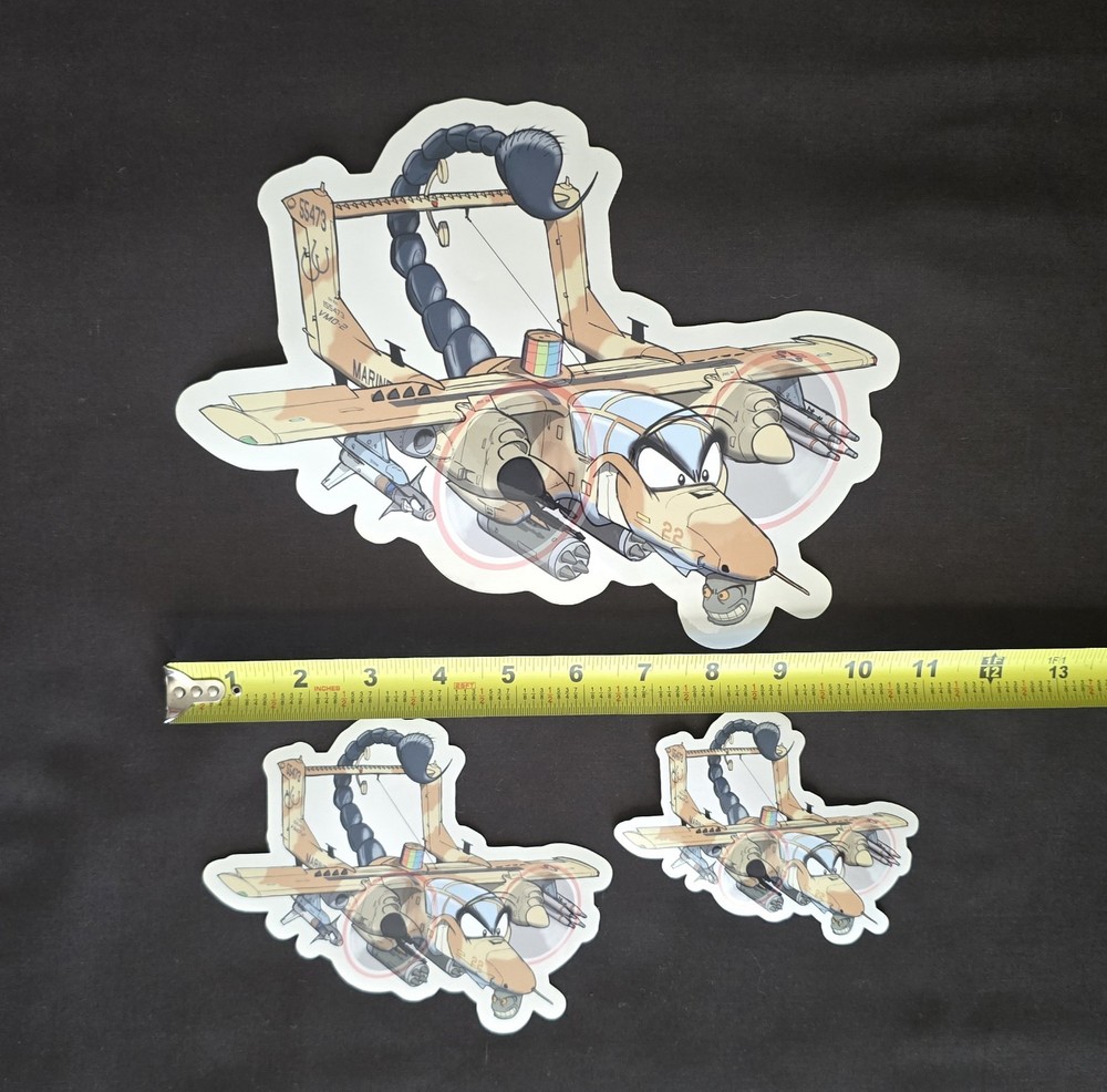 OV-10D+ Desert Storm Bronco Sticker 6"X5"