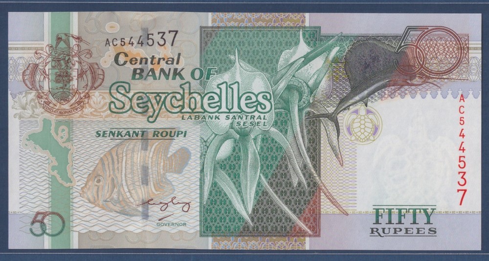 Seychelles 50 Rupees 2005 P-39A UNC