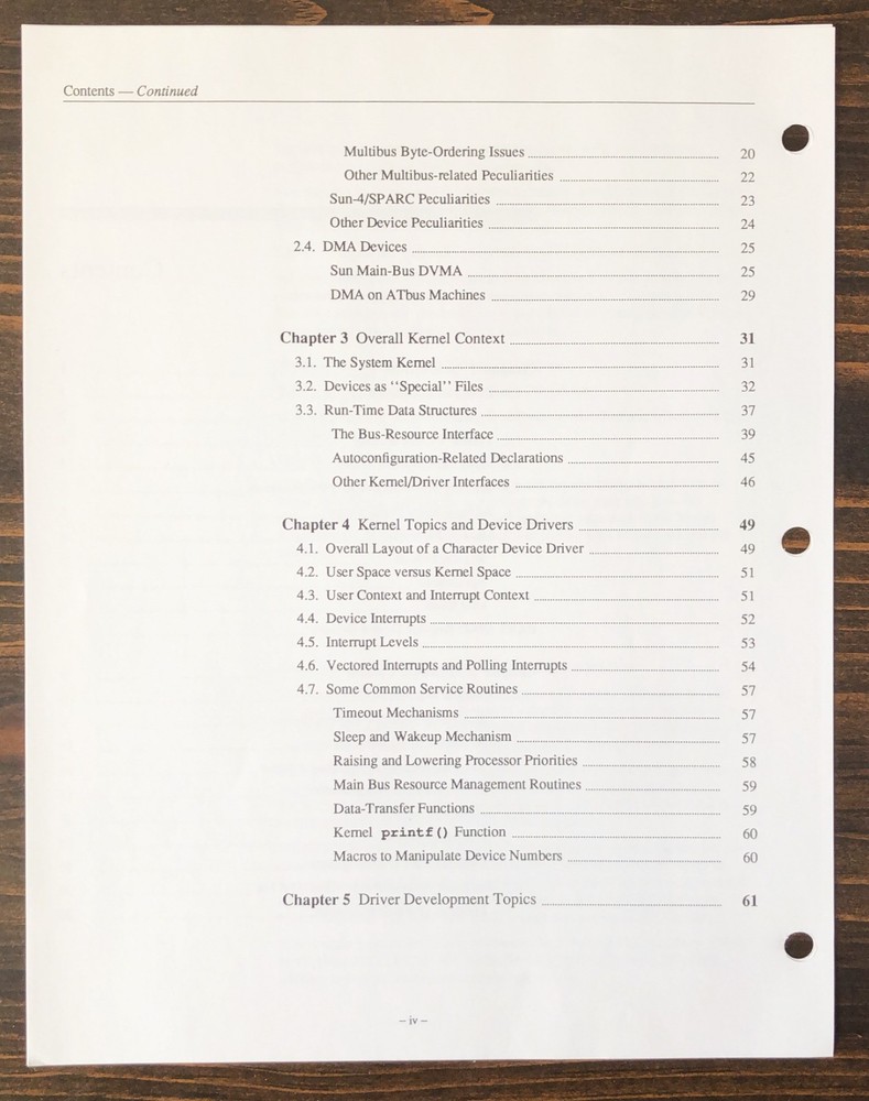 Sun Microsystems - Writing Device Drivers Manual (1990)