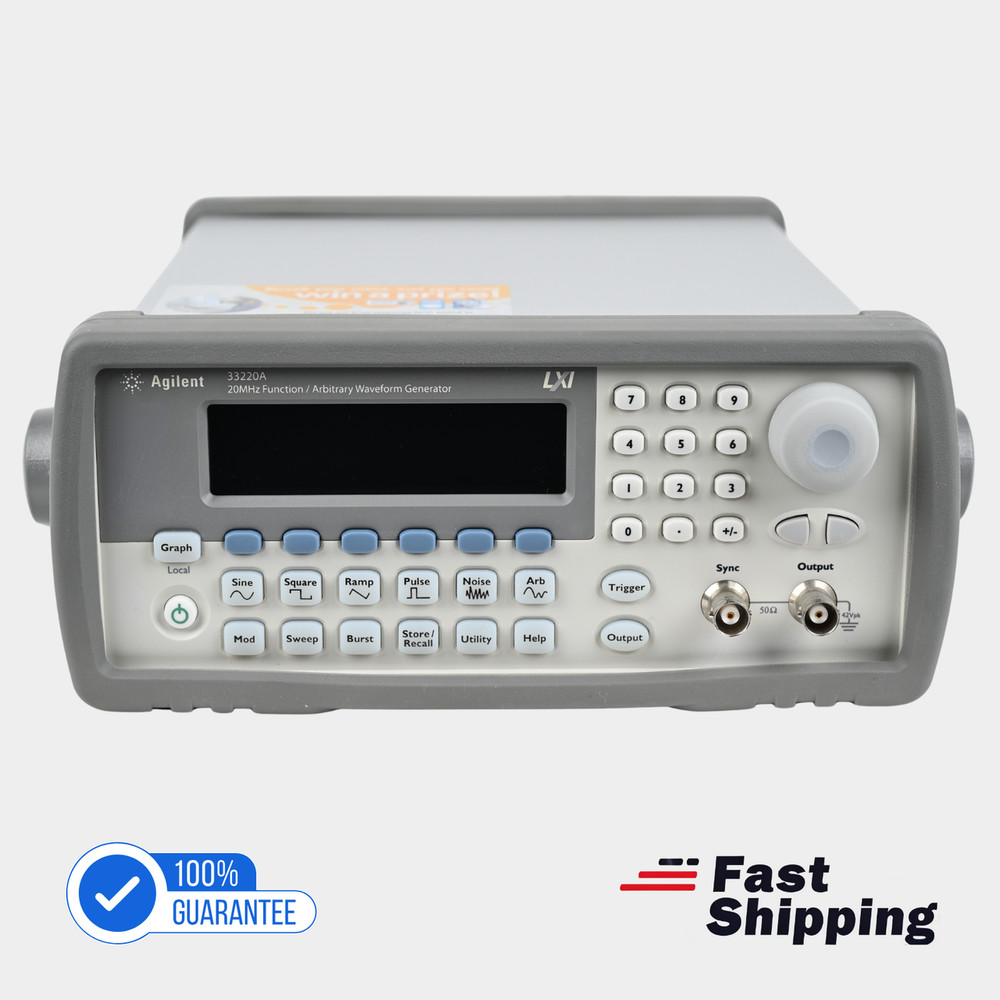 Agilent 33220A 20 MHz Function Arbitrary Waveform Generator Full CAL and TESTED