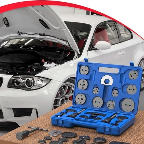 Heavy Duty Disc Brake Piston Caliper Compressor Wind Back Tool Blue Silver