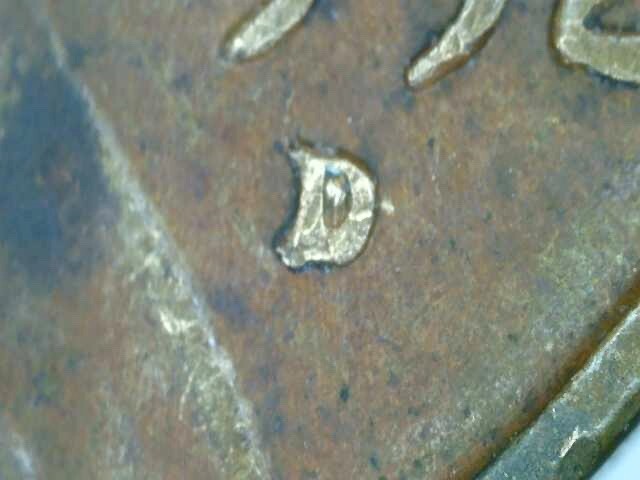 1952 D/D Lincoln Wheat Cent Error RPM Repunched Mintmark