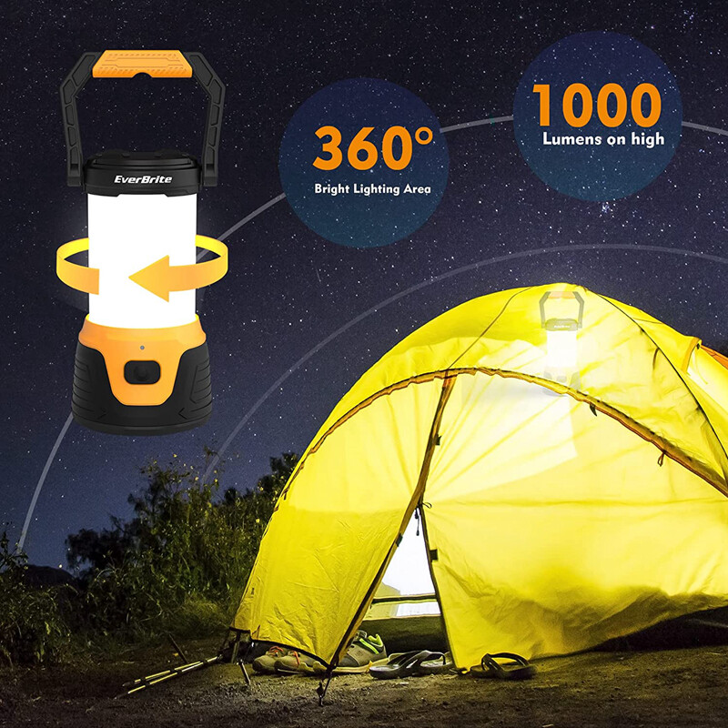 EverBrite Rechargeable LED Camping Lantern Power Bank Function 5 Lighting Modes