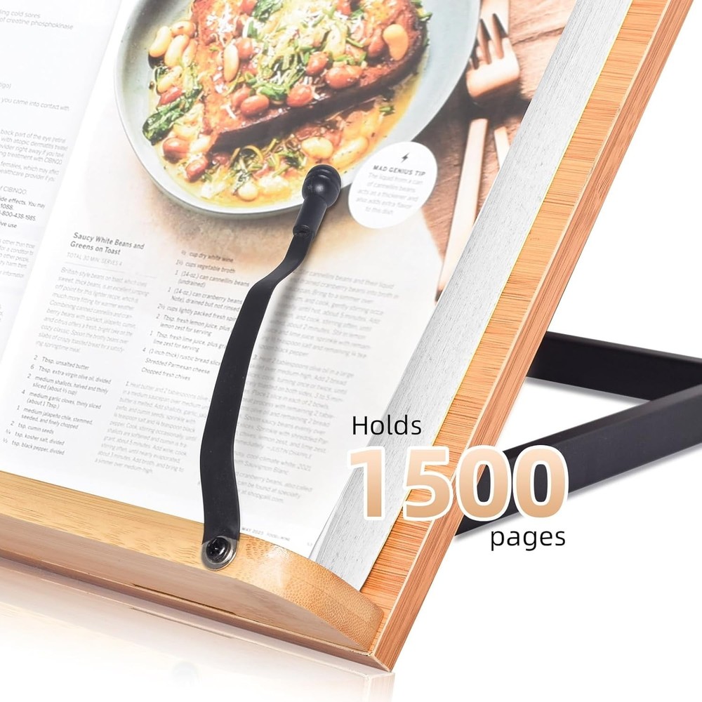 Oversized Large Book Stand & Holder 24" - Hands-Free Reading
