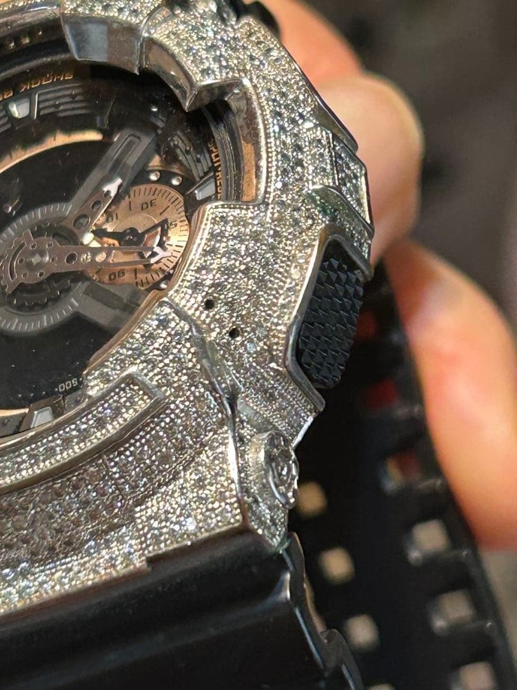 Crystal-decorated digital watch G-Shock Casio