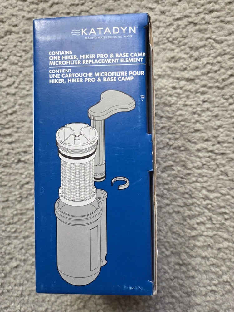 Katadyn Backcountry Hiker Pro Base Camp Microfilter Water Filter ~Cartridge Only