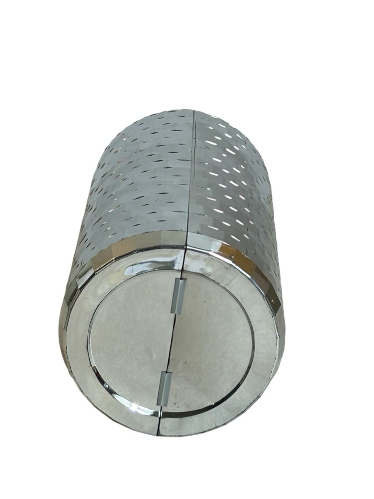 Absolute Vodke Disco Mirror Bottle Case Silver Empty Limited Edition Bar Decor