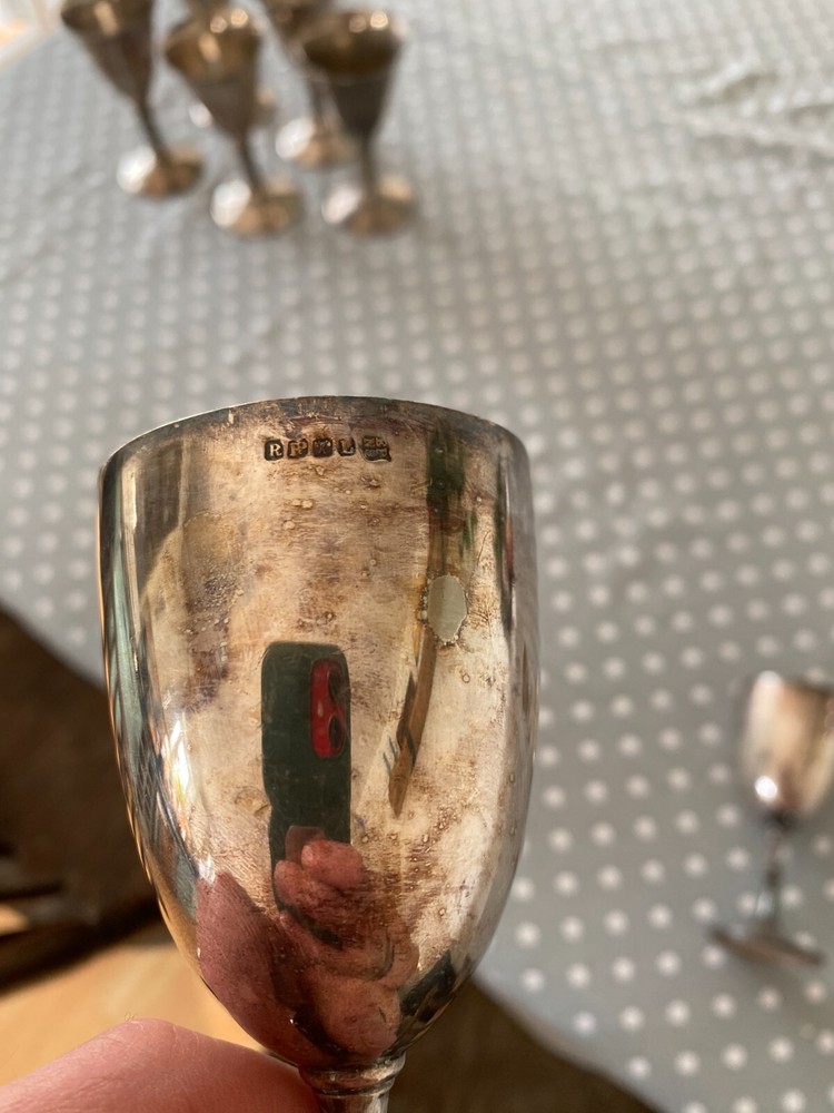 x3 Silver Plated Robert Pringle & Sons Cups