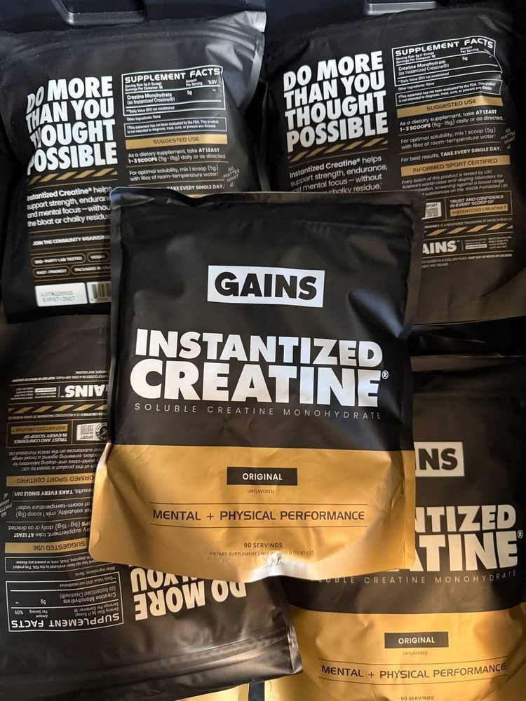 Gains in Bulk Instantized Creatine Monohydrate 90 Servings