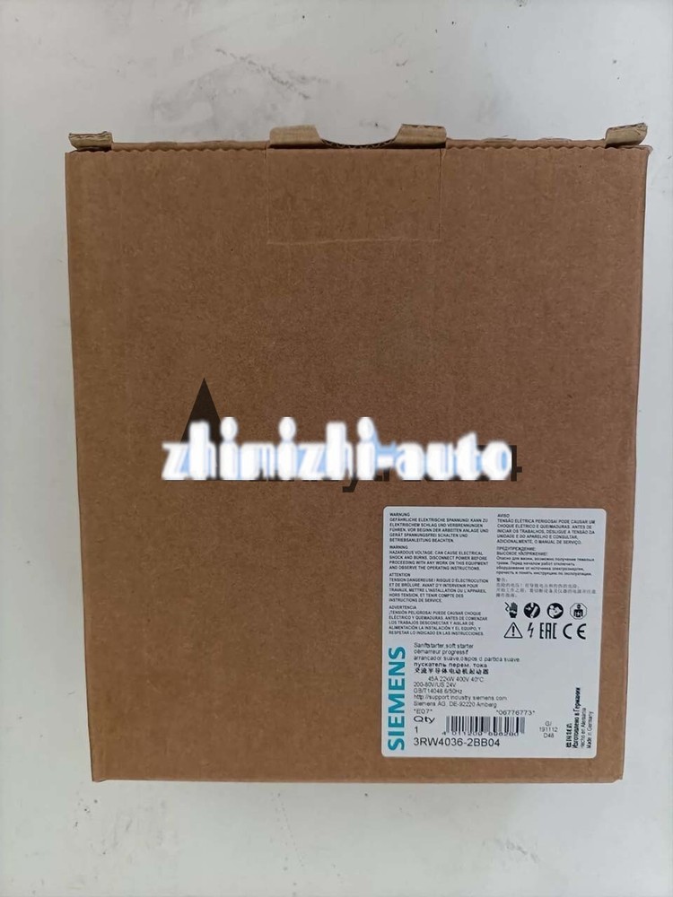 ONE SIEMENS soft starter 3RW4036-2BB04