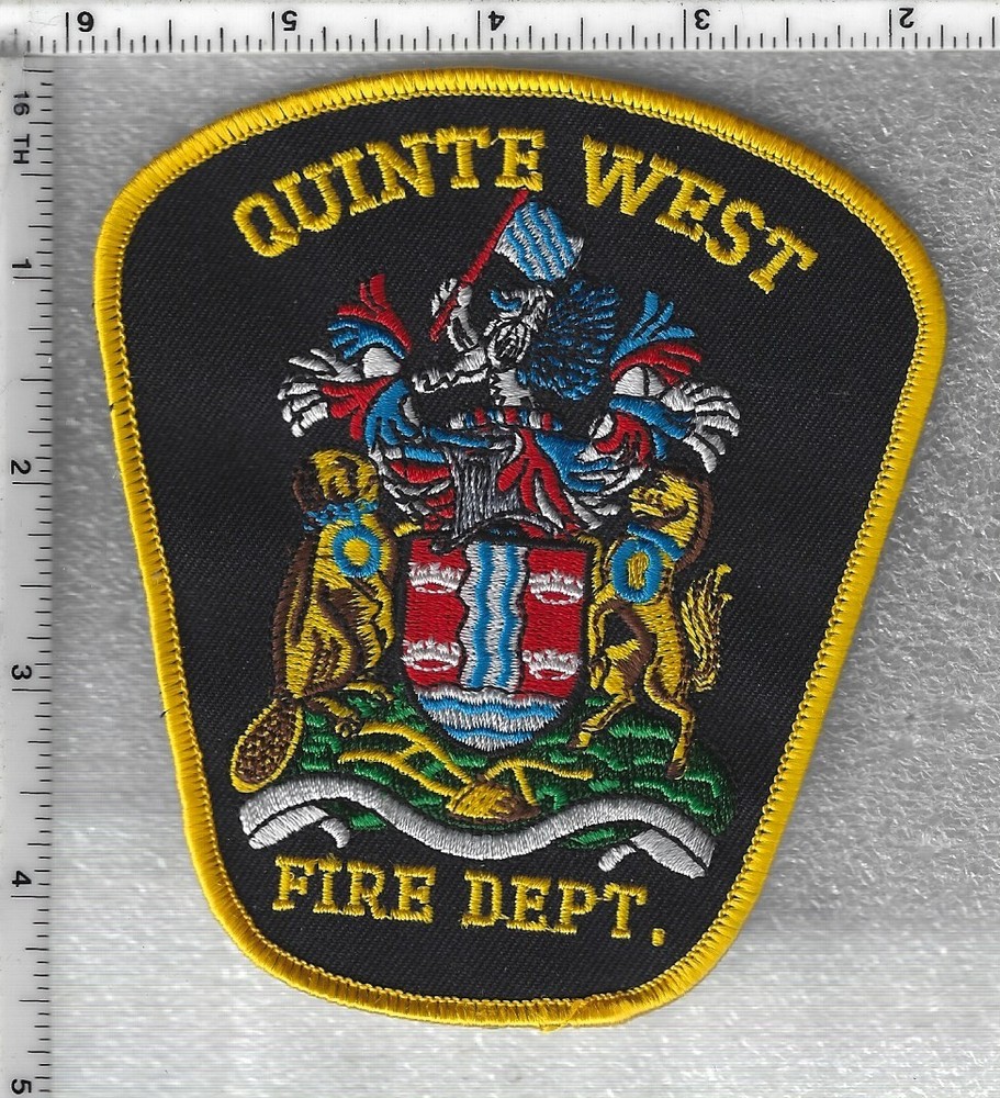 Quinte West Fire Department   (Ontario, Canada)   Shoulder Patch
