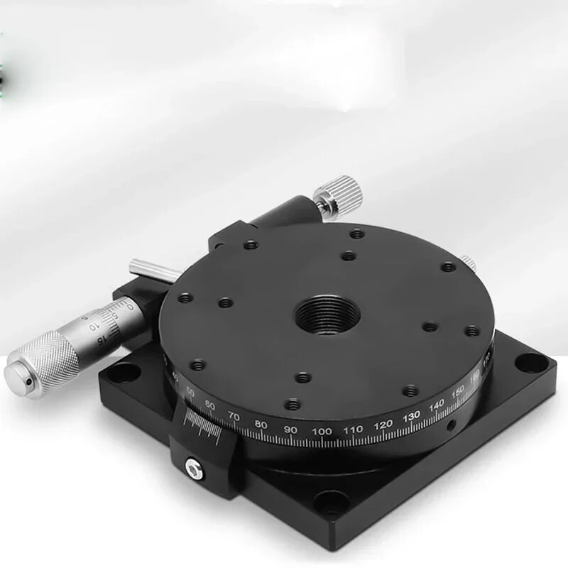 R Axis Rotary Sliding Table Manual Adjustment Displacement Platform