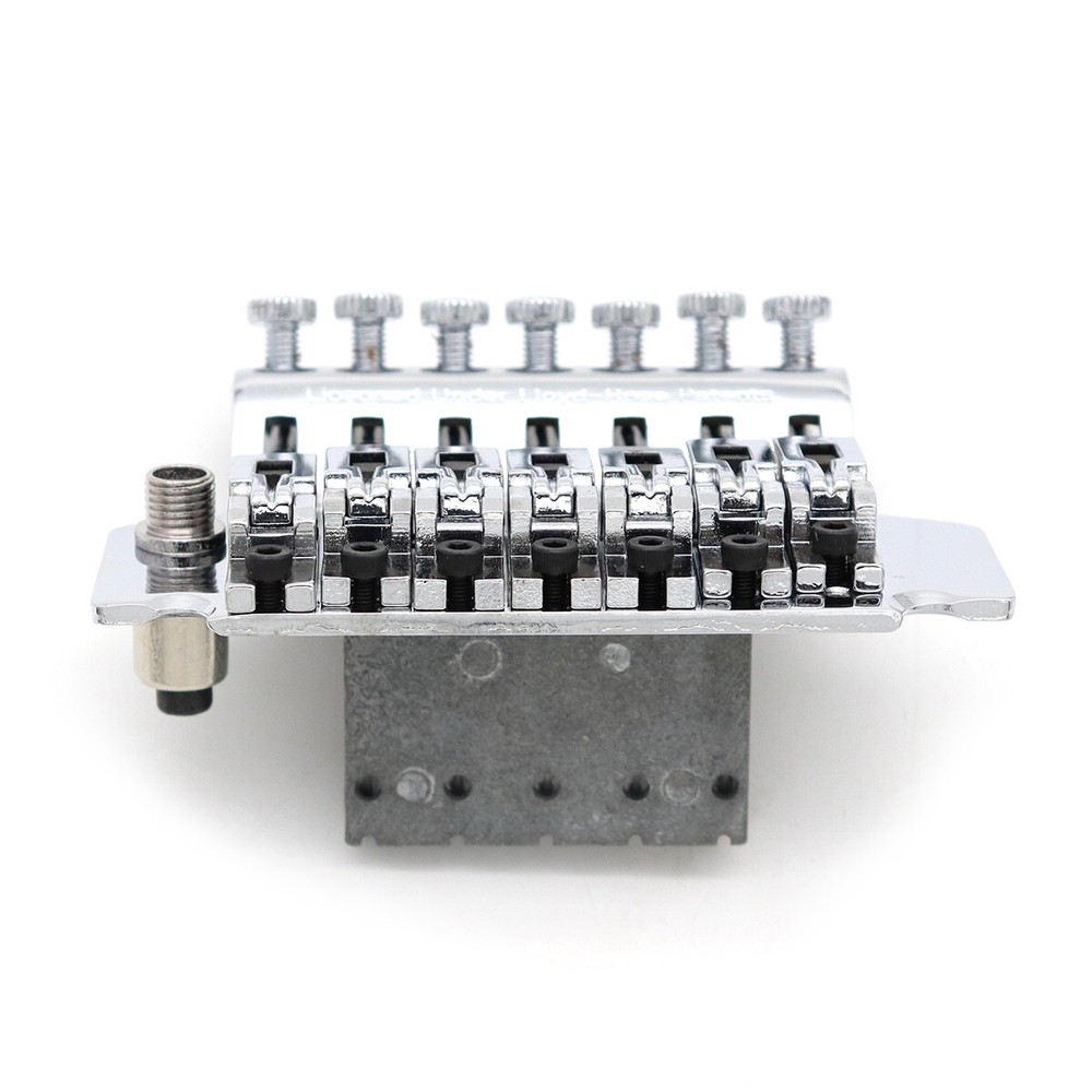 7 Strings Chrome Electric Guitar Bridge Double Locking System Tremolo Bridge