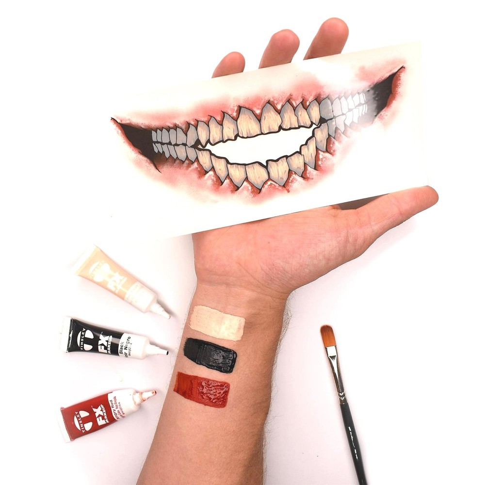 Evil Grin Fx Makeup Kit Costume Accessory