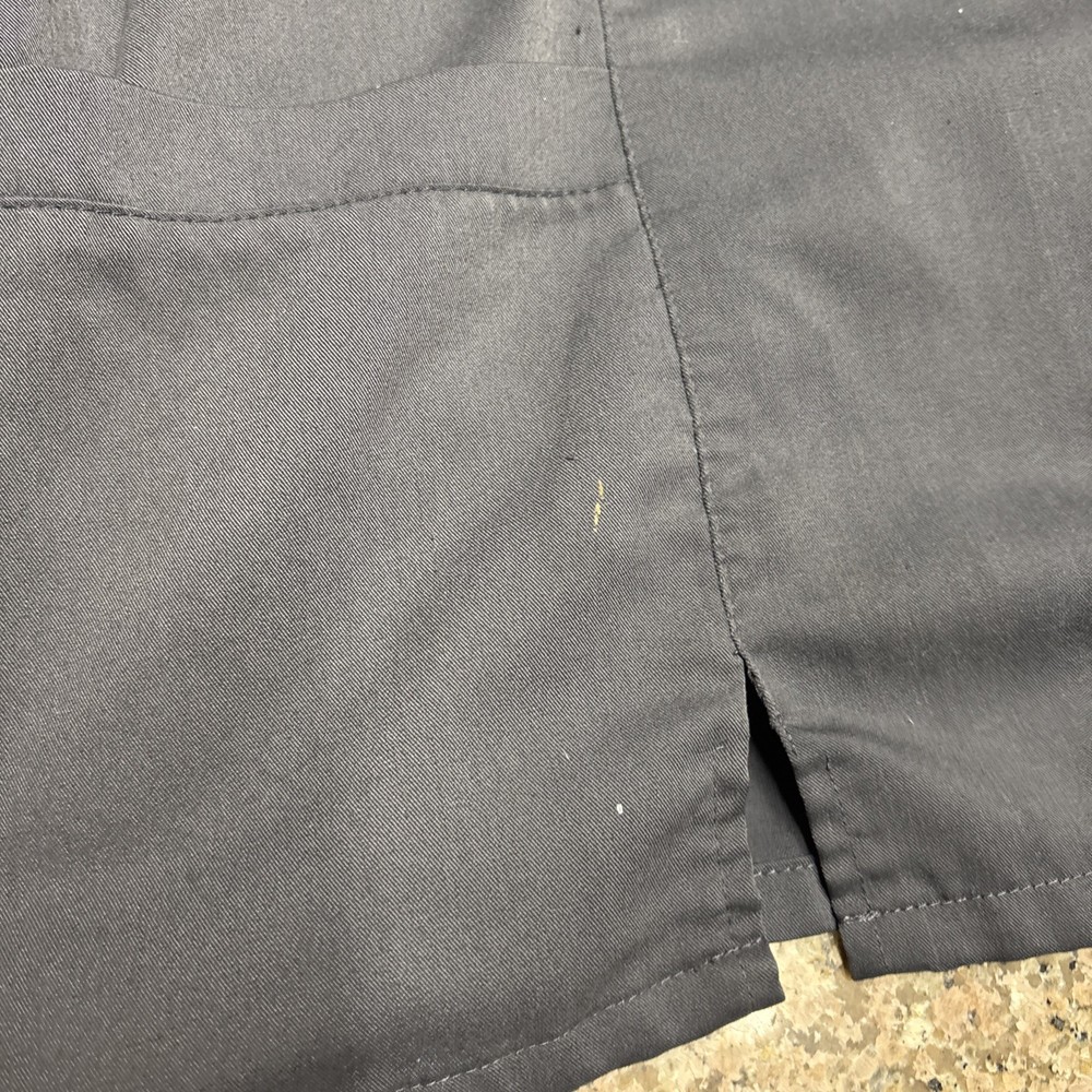 Women’s Gray And Black Scrub Set