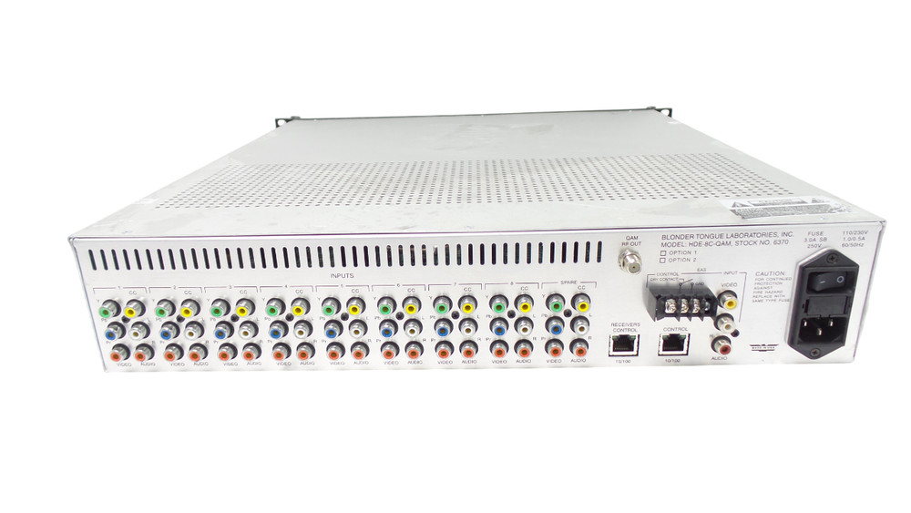 Blonder Tongue Laboratories HDE-8C-QAM HD Encoder 8 Component QAM