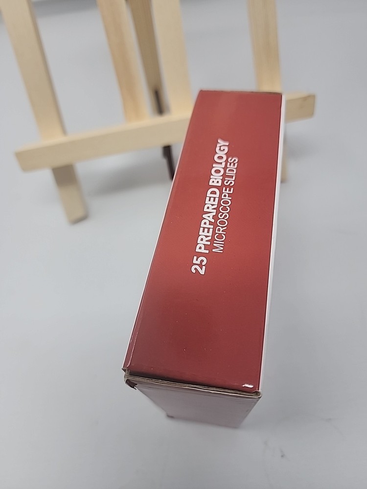 AmScope PS25 Prepared Microscope Slide Set for Basic Biological Science