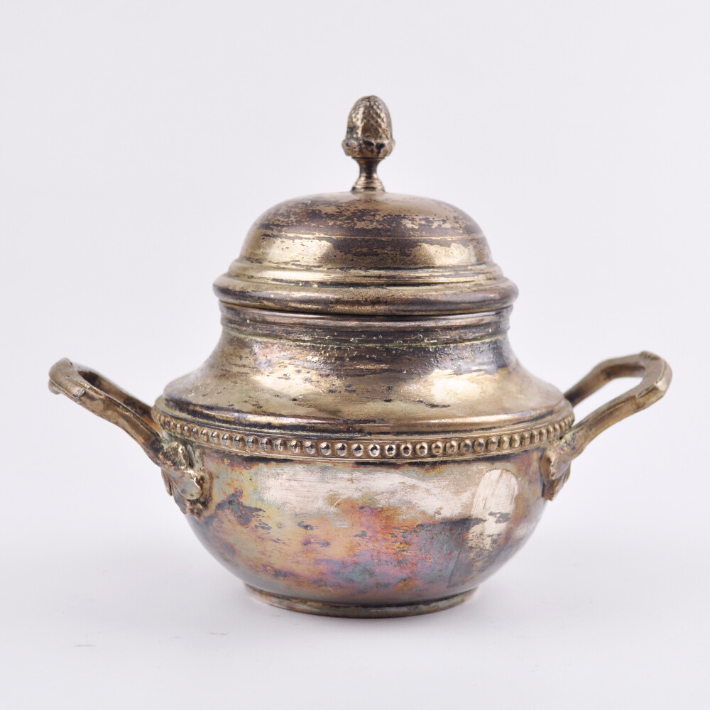 Wmf Beehive Milk Jug Silver / Silver & Covered Dish (Unstamped)