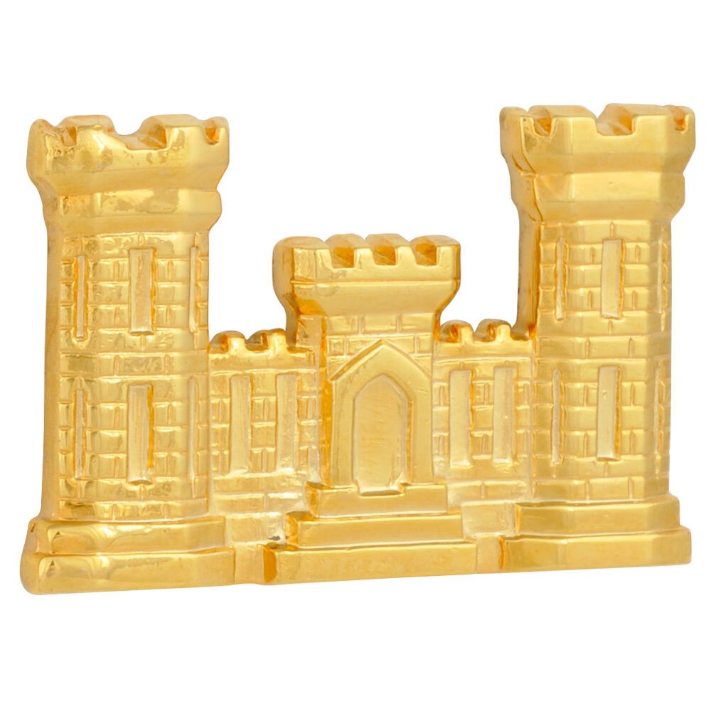 Army Officer Engineer Collar Insignia Pair