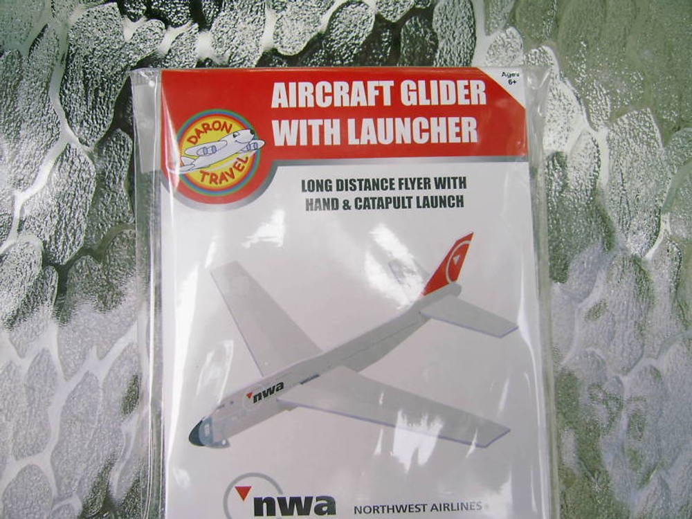 Northwest Airlines Glider with Launcher
