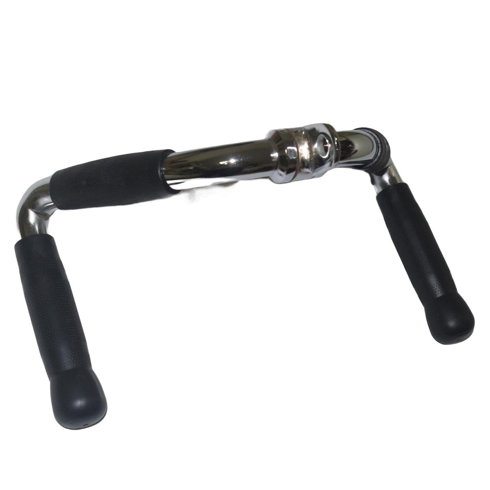 LAT Cable Machine Attachment Versatile Tricep Curl Pulldown Bar with Revolvin...