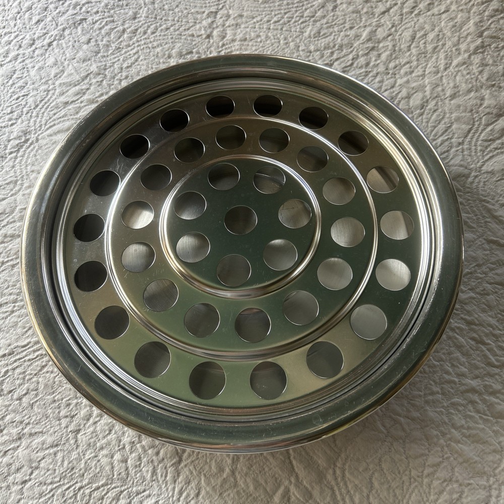Artistic RW500 Silvertone stackable communion tray serves 40 Revell Ware