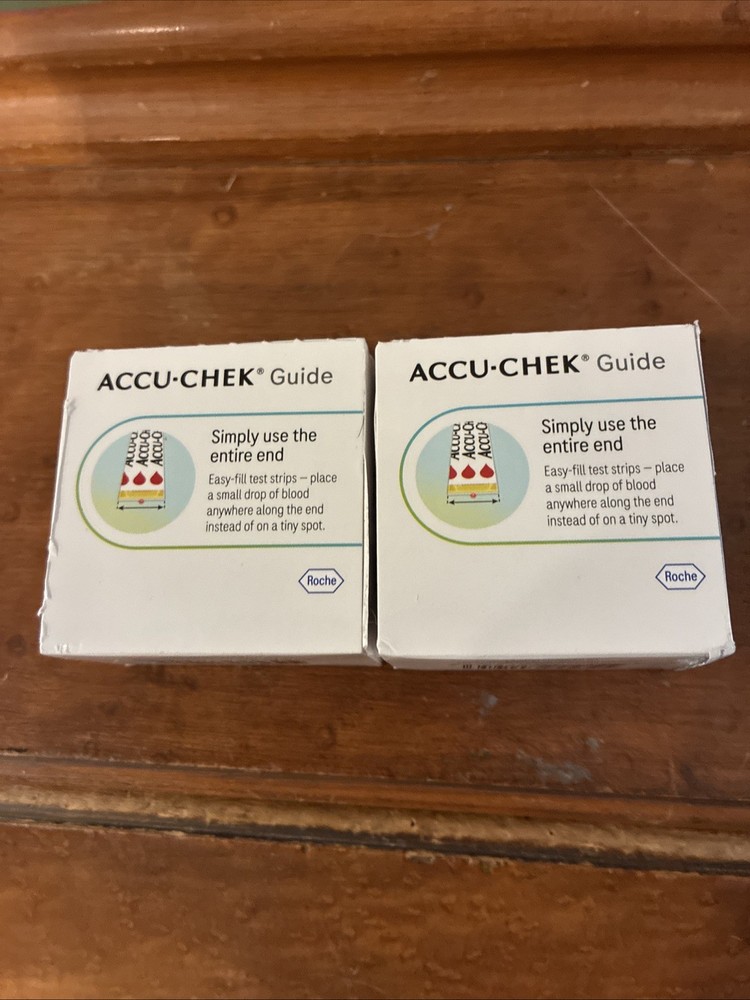 ACCU-CHEK TEST STRIPS / 2 Boxes 50 Each / Dated 3/9/27