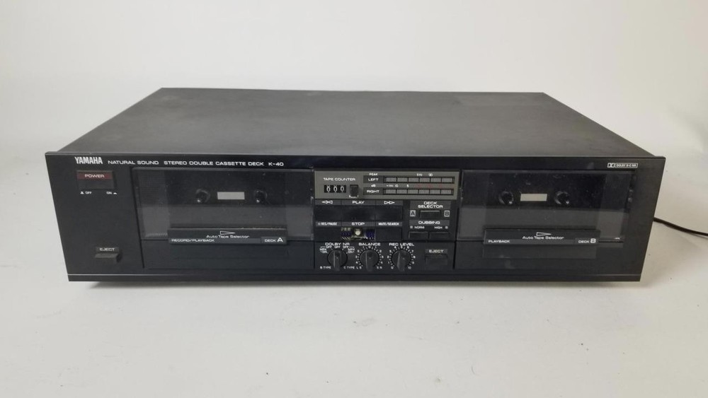 Yamaha K-40 Natural Sound Stereo  Cassette Deck