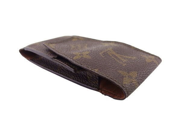 Louis Vuitton Monogram Cigarette Case Brown Used