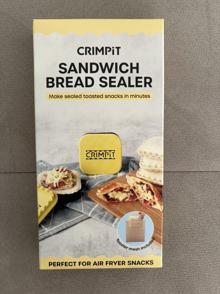 CRIMPiT Sandwich Bread Sealer  BPA Free OPEN BOX