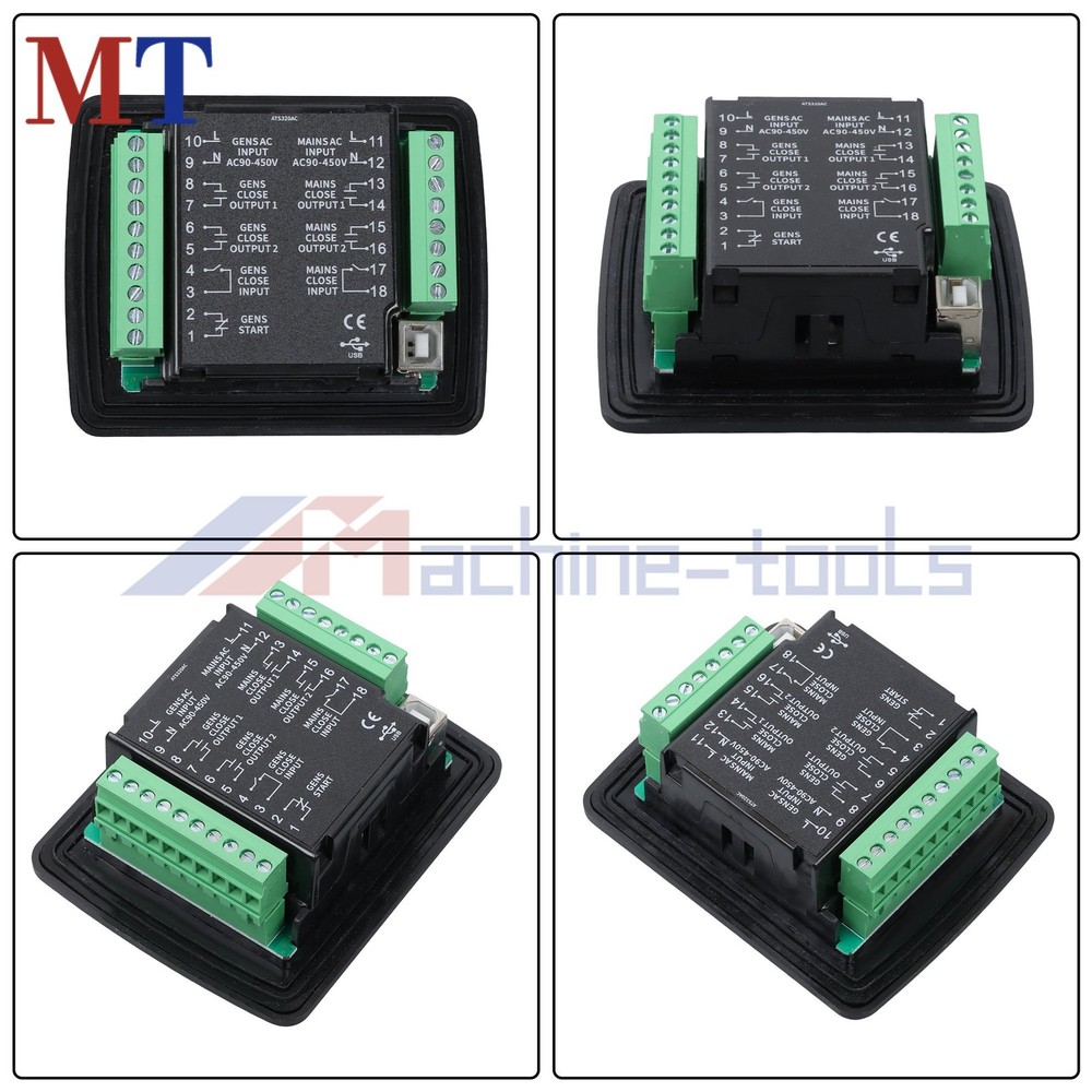 Generator Automatic Transfer Switch ATS320AC ATS Controller Panel With USB