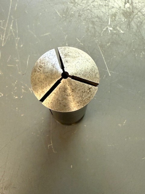 1/8" Round 5C Collet w/Internal Threads