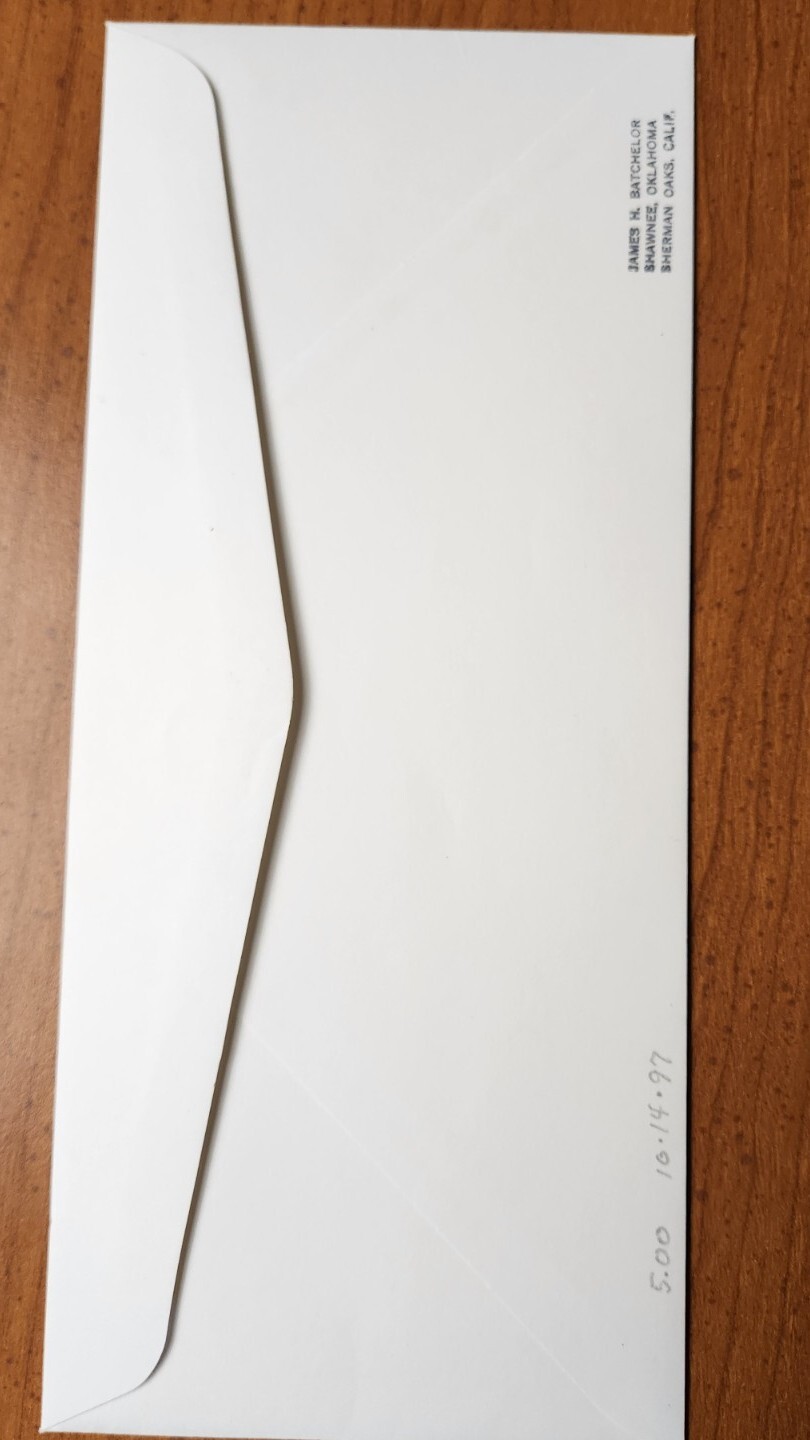 AIR FORCE THUNDERBIRD 50TH ANNIVERSARY POSTMARK CACHET COLLECTIBLE ENVELOPE